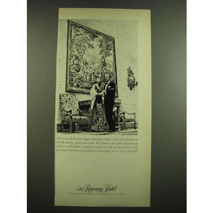 1968 The Regency Hotel Ad - This is one of the most elegant European hotels