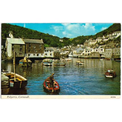 Postcard Polperro, Cornwall