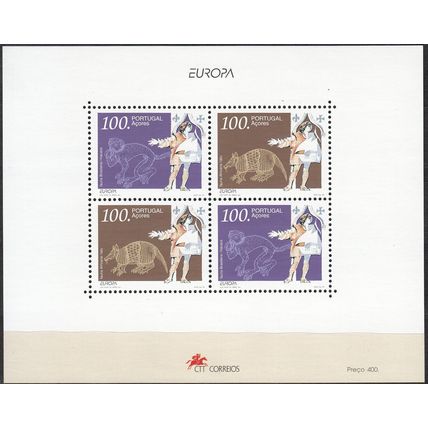 Portugal Açores 1994 Michel Bloc Feuillet 14 Neuf ** Cote (2008) 8.00 € Europa