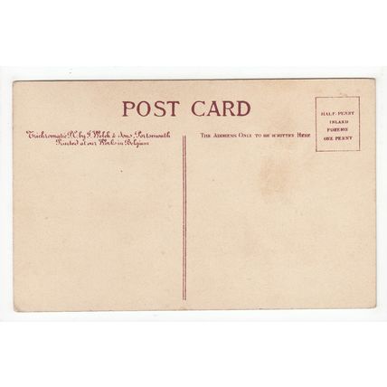 Telephone Couple Romantic Greetings Postcard J Welch & Sons B