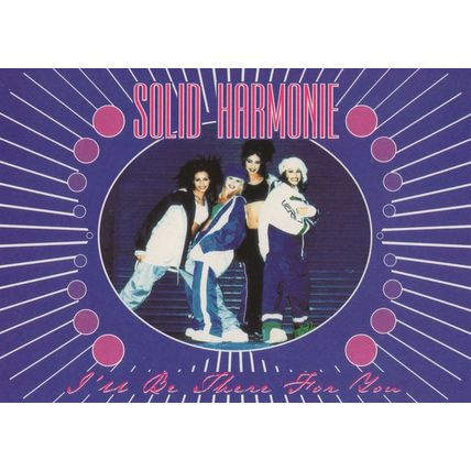 Solid Harmonie Girl Pop Group Band Postcard