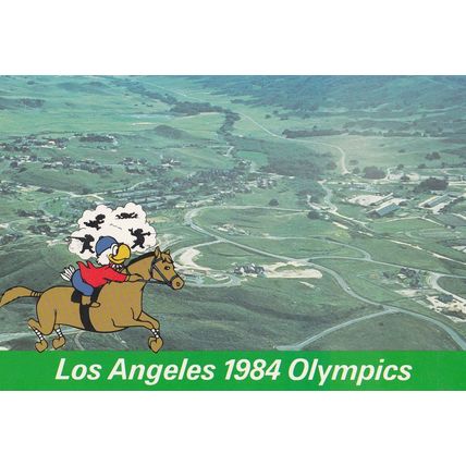 Coto de Caza Orange County Pentathion 1984 Olympic Games Postcard