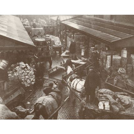 Eagle Street Markets Manchester Postcard