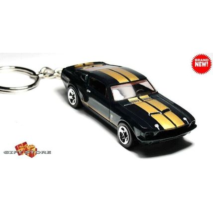 RARE! KEY CHAIN GREEN 1967/1968 FORD MUSTANG SHELBY GT500 CUSTOM LIMITED EDITION