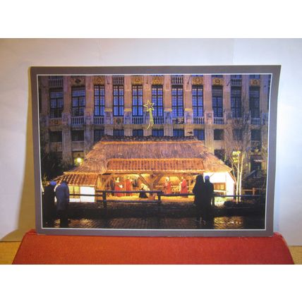 NATIVITY, GRAND-PLACE, BRUXELLES, BRUSSELS unused postcard #