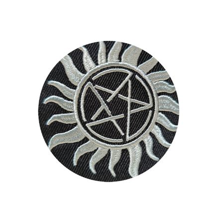 Anti-Possession Witch Wiccan Iron On Patch Patches Sew Embroidered Badge P122