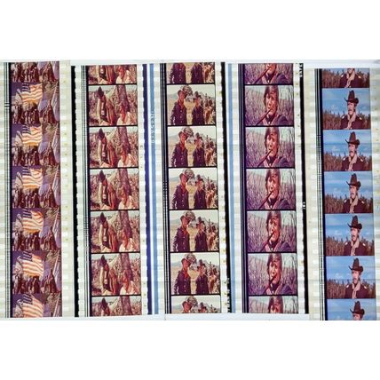 SOLDIER BLUE. Pk MULTI QVF - a003C. - 5 STRIPS OF 5 - 35MM FILM CELLS