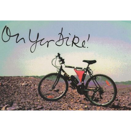 Cycle To Isreal & Jordan Middle East Health Advertising Postcard