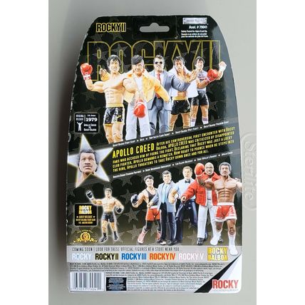wwe wwf ljn classic superstars rocky II limited edition apollo creed figure
