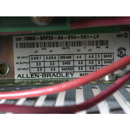 Allen Bradley 1336S-BRF20-AA-EN4-HA1-L4 motor drive 1336-L4 5VDC 1336S-EN4,ET