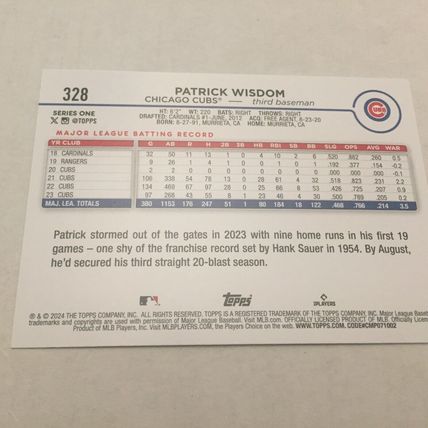 Various MLB Chicago Cubs Trading Cards