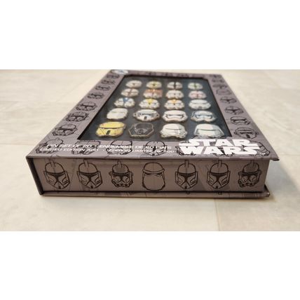 New 2017 Disney Star Wars Stormtrooper Helmet Pin Set, Limited Edition LE 500