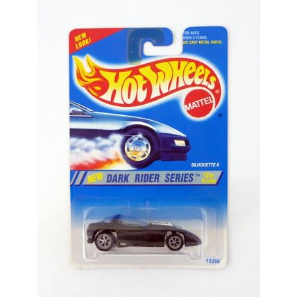 Hot Wheels Silhouette II #299 Dark Rider Series 3 of 4 Black Die-Cast Car 1995