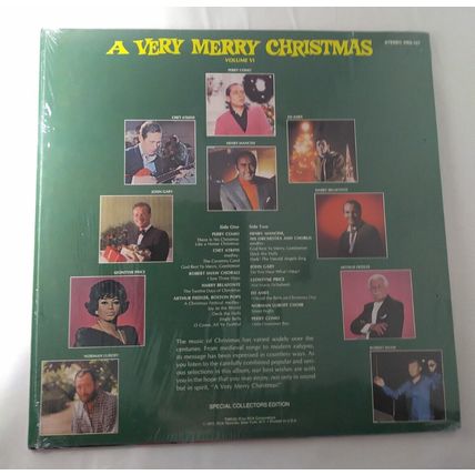 A Very Merry Christmas Vol. VI LP- Perry Como,Chet Atkins,Arthur Fiedler,Ed Ames