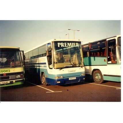 Colour Photograph of Premier Travel Ltd. - J448 HDS ex. Park's of Hamilton Ltd.