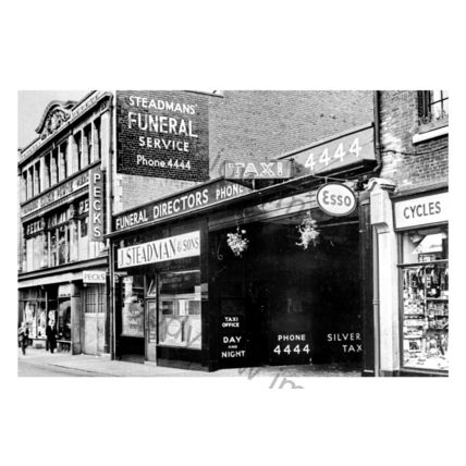 pt8693 - Steadmans Funeral Service Cleveland Street , Doncaster - print 6x4