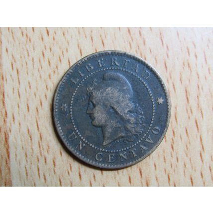 Argentina 1893 1 Centavo Coin