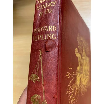 1929 RUDYARD KIPLING "THE COMPLETE STALKY & CO" ILLUSTRATED LEATHER BOOK (P4)