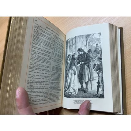 c1901 "THE POETICAL WORKS OF MRS HEMANS" ILLUSTRATED ANTIQUE BOOK (P4)