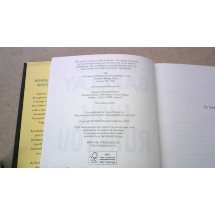 I Will Ruin You. Linwood Barclay (First Edition Hardback) 2024