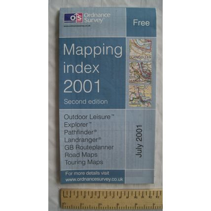 Ordnance Survey Mapping index 2001 Second edition