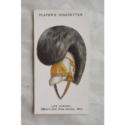 1931 John Player & Sons Military Head-dress No. 12 Life Guards 1815