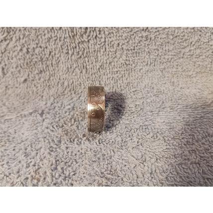 1994 90% Silver Half Dollars coin ring handmade size 10