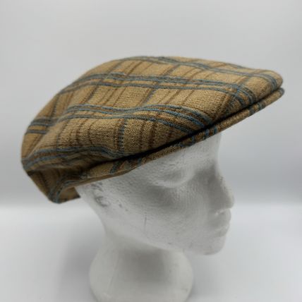 Kangol Plaid Flat Cap 80% Wool 20% Chlorofibre X/L NWT Unisex