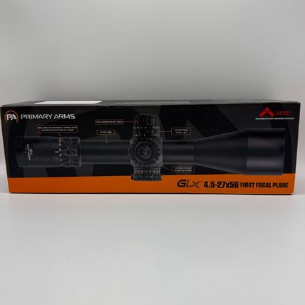 Primary Arms GLX 4.5-27x56 First Focal Plane Rifle Scope - ACSS Apollo Reticle