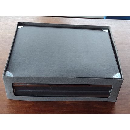 IKEA Storage boxes, set of 4 unused, incomplete, 37x29cms, 10/18 cms high