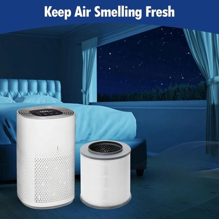 2 Pack 12030 Medium Room True HEPA Air Purifier Replacement Filter Compatible wi