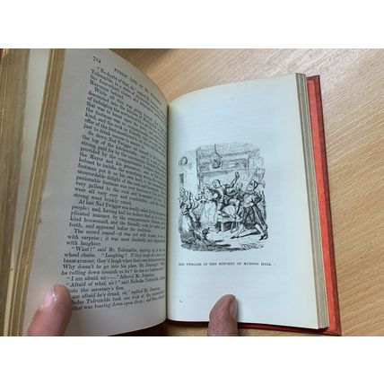 1914 CHARLES DICKENS SKETCHES BY BOZ FIRESIDE EDITION FICTION HB BOOK (P4)