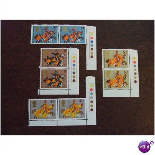 1974 GB Warriors set unmounted stamps traffic lights