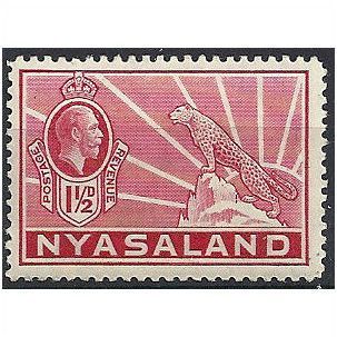 Nyasaland 1934 SG116 1 1/2d Carmine Mounted Mint ..