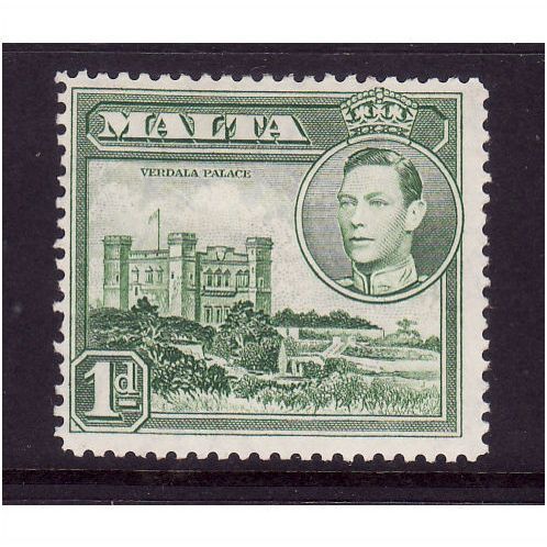 MALTA 1943 SG219a 1d GREEN M /MINT #1