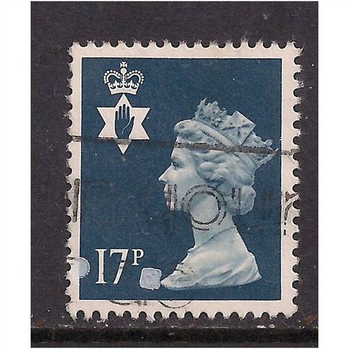 Northern Ireland GB 1990 17p Deep Blue Machin SG NI 44.(K91)