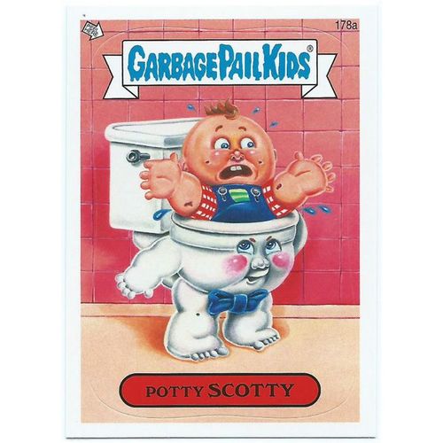 2013 Garbage Pail Kids Series 3 - #178a - Potty Scotty