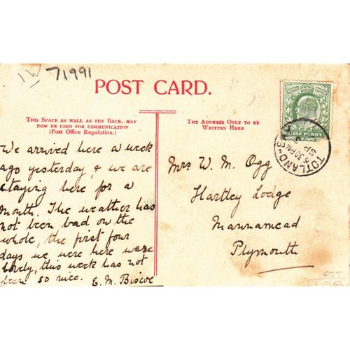 The ShoreTotland Isle of Wight Postcard(IOW71991)