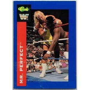 WWF ' CLASSIC ' card # 107 MR.PEFECT (1991)