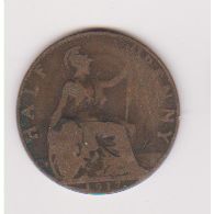 GB Halfpenny 1917 VG to F