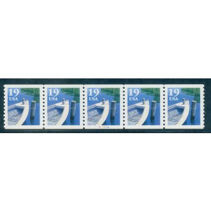 2529 19c Fishing Boat Fine MNH PNC 1A2424/5 V0883