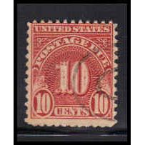 Used J84 10c Postage Due Average K1373