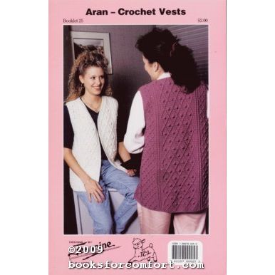 Aran-Crochet Vests Booklet 25
