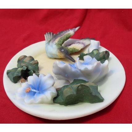 Hummingbird Wall Plaque Plate 3D Wall Art