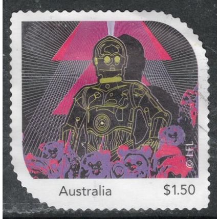 2025, STAR WARS, "THE FORCE". USED SELF-ADHESIVE MYSTAMP. 8