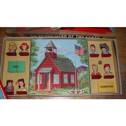 Vintage 1955 Go to the Head of the Class Game-Series 9
