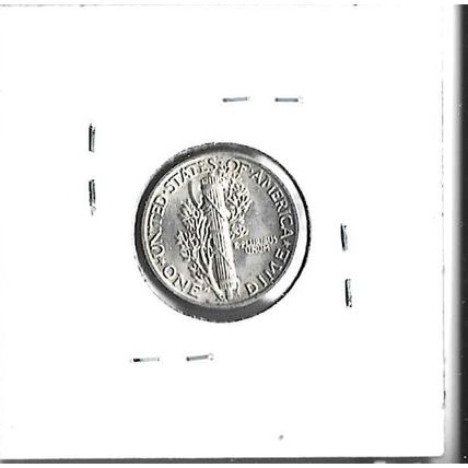 1940 US Silver Mercury Dime BU