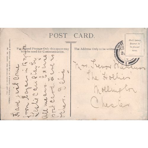 Antique PC 1914 - St. Winefride's Well, Holywell, Flintshire, Wales
