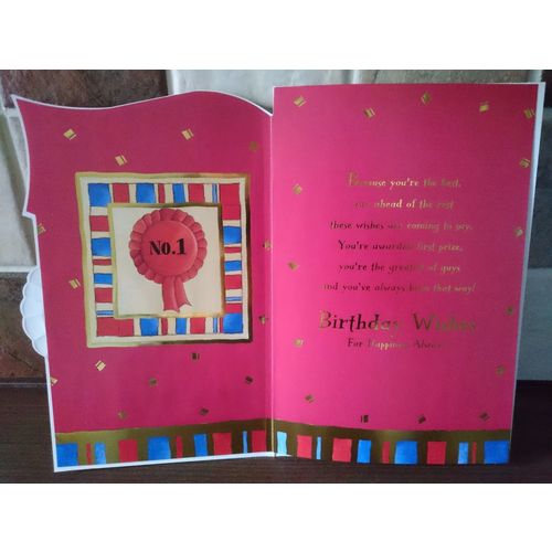 Cards for him - General Birthday - ( CHEAP COLLECTION ONLY CARDS ) - 001