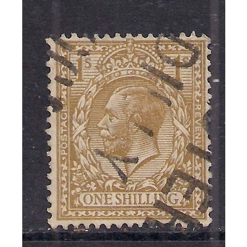 GB 1924 KGV 1/-d Bistre Brown Wmk 111 SG 429 ( H238 )